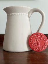 Load image into Gallery viewer, Floral Stamp Pitcher