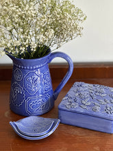 Load image into Gallery viewer, Floral Stamp Pitcher