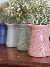 Load image into Gallery viewer, Floral Stamp Pitcher
