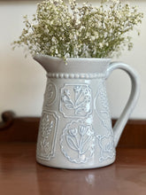 Load image into Gallery viewer, Floral Stamp Pitcher
