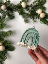 Load image into Gallery viewer, Rainbow beaded ornament
